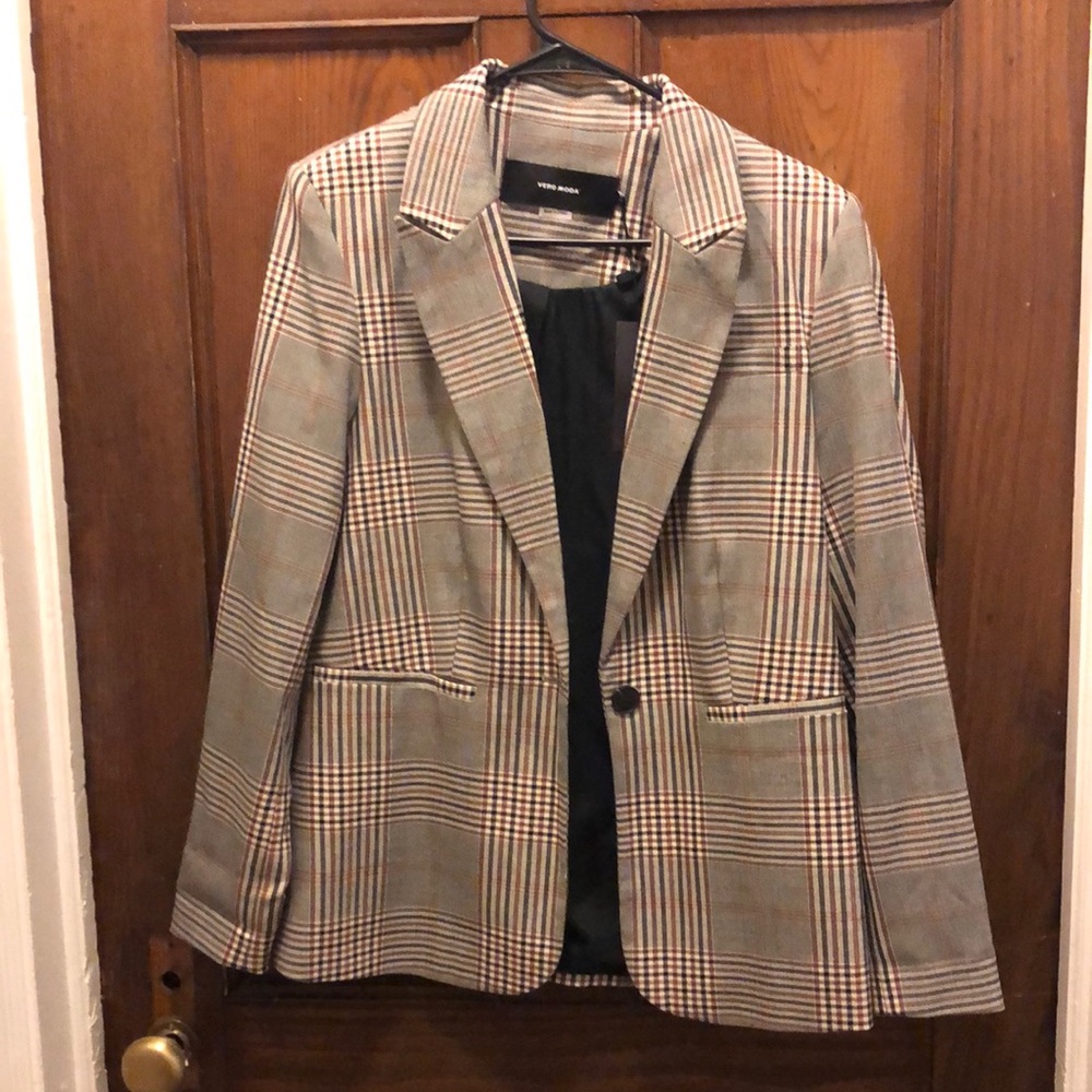 Plaid Blazer